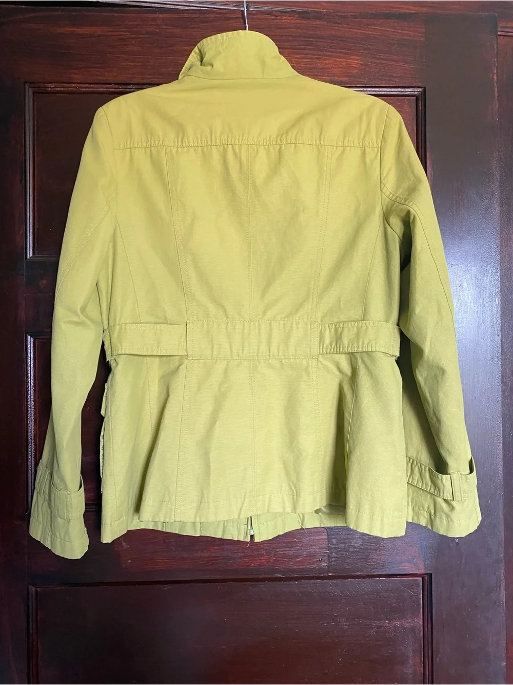 Giacca A Gallery Company Chartreuse Lime Green Utility Field Jacket Womens M